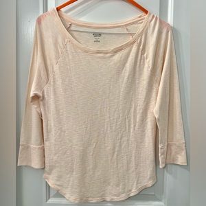 Mossimo tee in light peach; Size Medium.